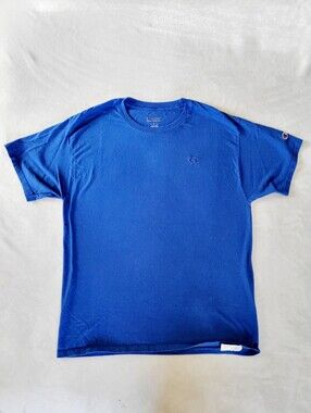 ​Champion Men's Royal Blue Short Sleeve Crewneck Tshirt - Large